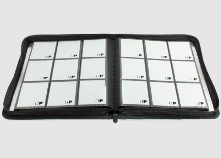 Ultra Pro Fire-Resistant Silver Zippered 9-Pocket PRO-Binder (Holds 360)